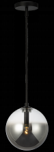 Matteo Lighting C70711BKSM - Averley Black Pendant
