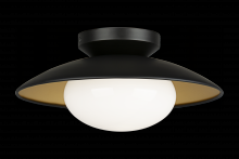 Matteo Lighting M13111BKOP - Hatley Black Ceiling Mount