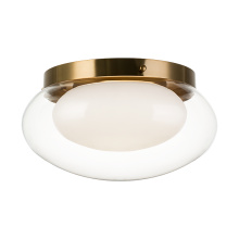Matteo Lighting M15703AG - Caspian Aged Gold Brass Flush Mounts
