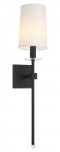 Matteo Lighting S00811MB - Fairburn Matte Black Wall Sconce