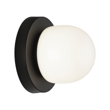 Matteo Lighting S14501MB - Pizzazz Matte Black Wall Sconce