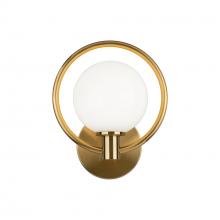 Matteo Lighting W71301AGOP - Averley Aged Gold Brass Wall Sconce