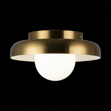 Matteo Lighting X34401AGOP - Creston Aged Gold Brass Ceiling Mount
