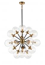 Matteo Lighting C62818AGCL - Soleil Aged Gold Brass Chandelier