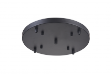 Matteo Lighting CP0105BK - Multi Ceiling Canopy (Line Voltage) Black Canopy