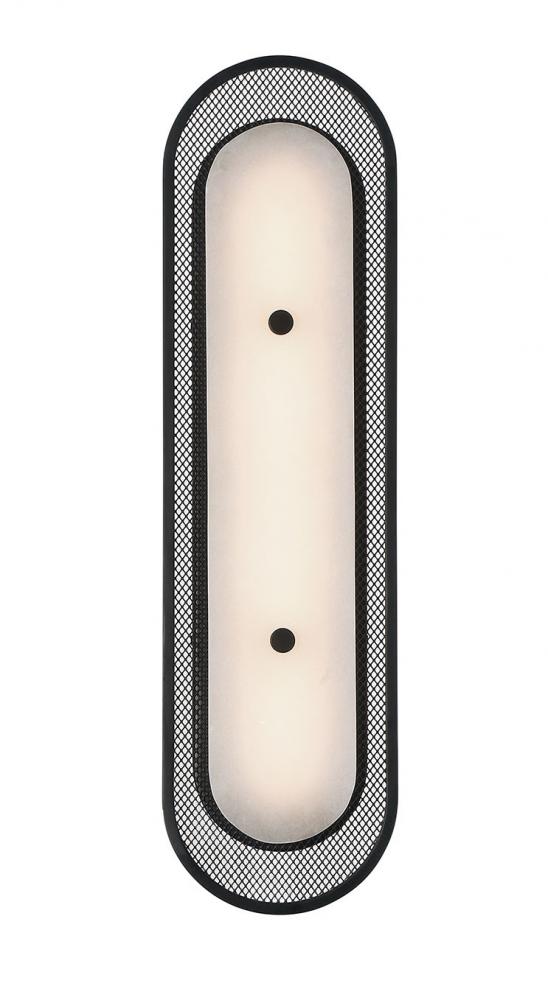 Tramore-Wall Sconce-22In-BK-Alb