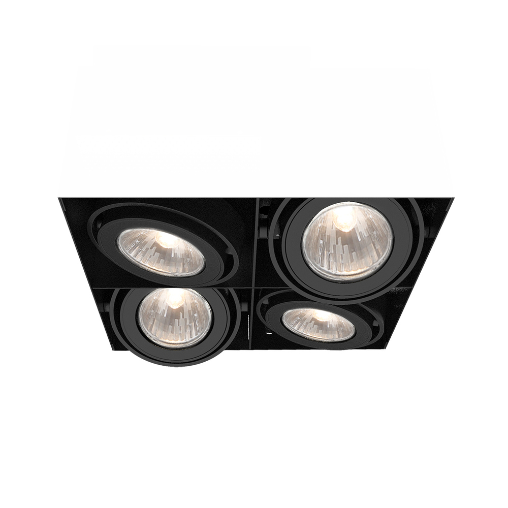 MuLT, Gu10LT , Trimlss, 4LT , 50w, Blk