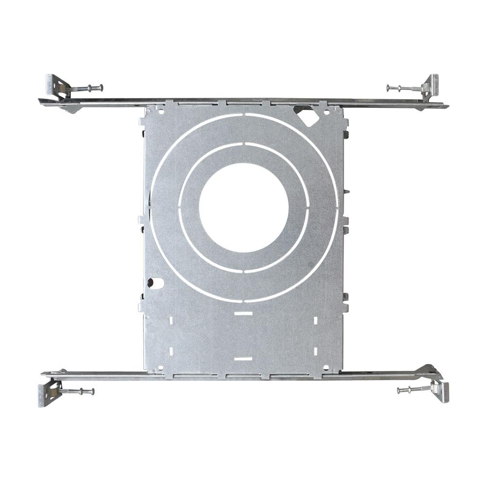 JESCO Downlight New Construction Universal mounting plate with hanger bars.