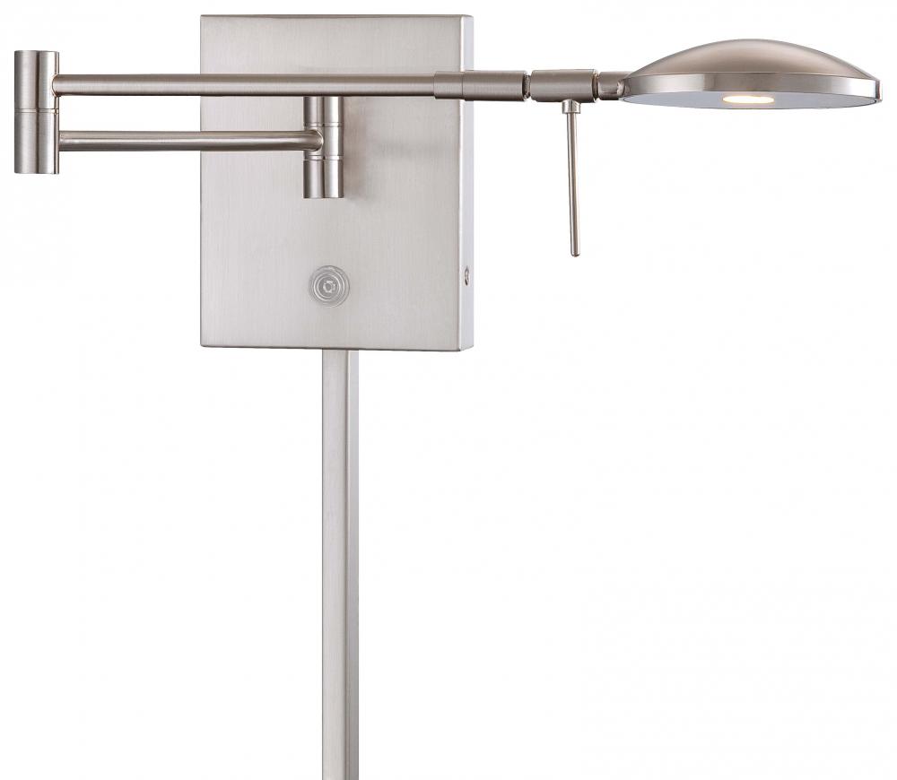 GEORGE'S READING ROOM™ - 1 LIGHT LED SWING ARM WALL LAMP