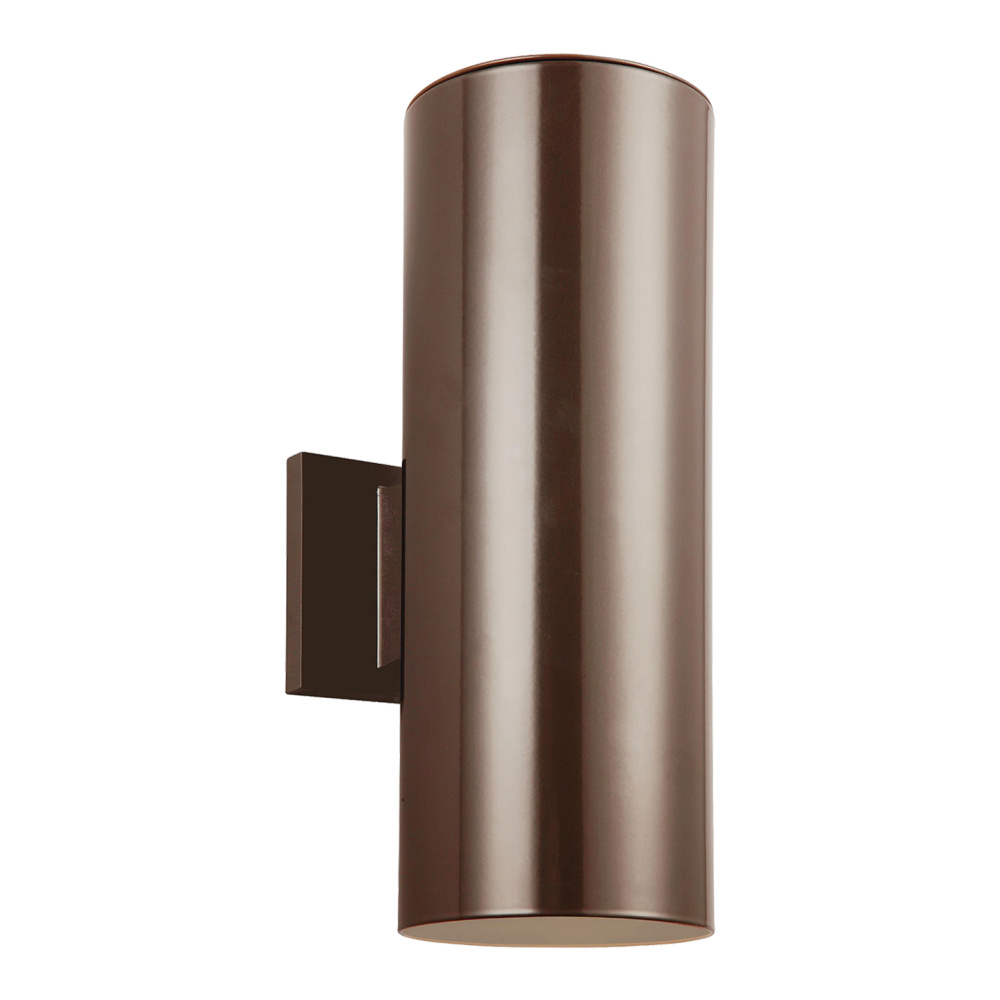Outdoor Cylinders Large Two Light Outdoor Wall Lantern