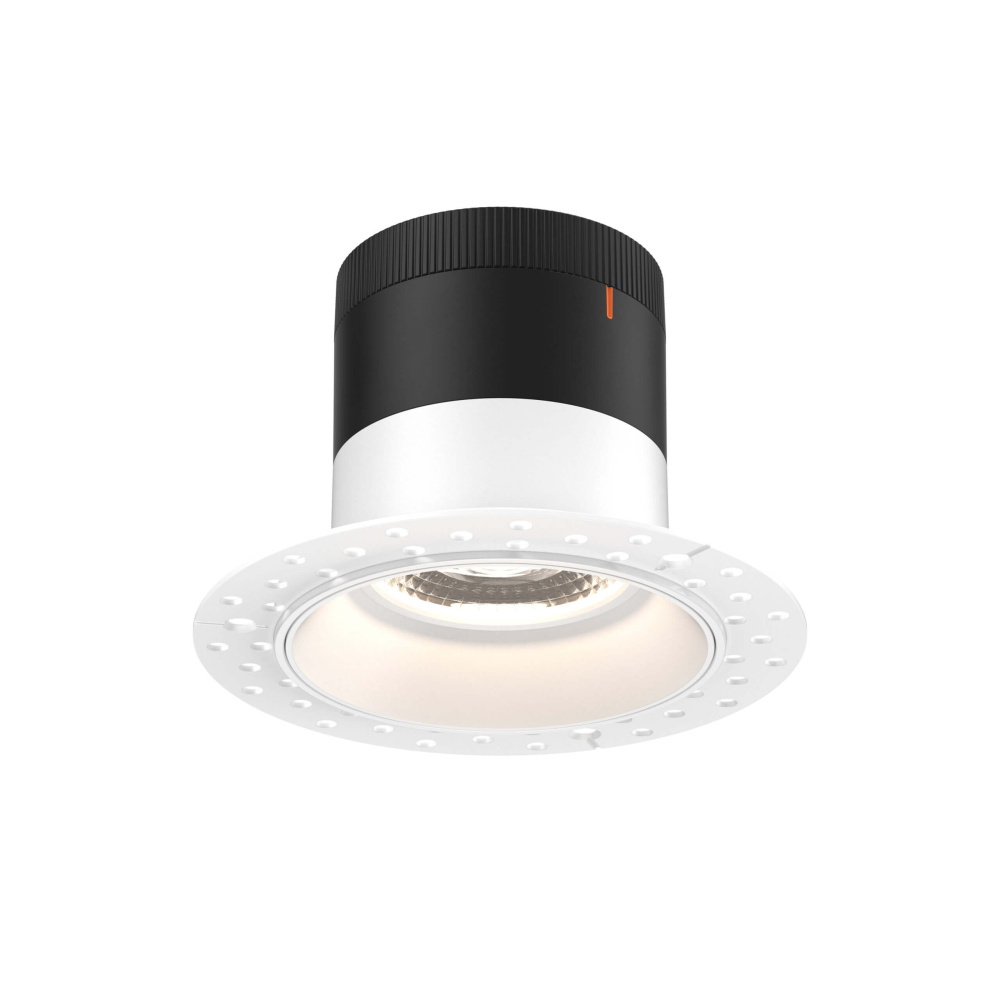 4in Modular Downlight, 5CCT, 20 degree Beam Angle, Regressed, White,Trimless