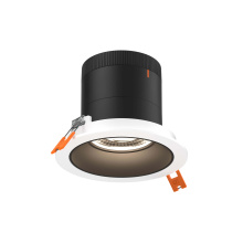 Dals RC04-CC-35-RGBK-TWH - 4in Modular Downlight, 5CCT, 35 degree Beam Angle, Regressed, Black, White Trim